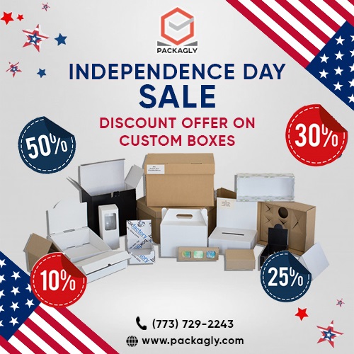 40% Independence Day Discount Offer On Custom Boxes â€“ Packagly