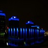 blue lights