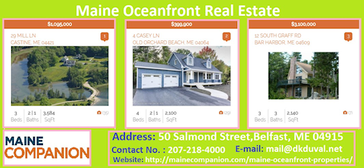 Maine Oceanfront Real Estate