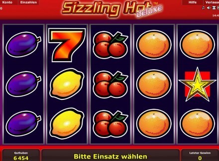 Sizzling Hot Spielautomat online