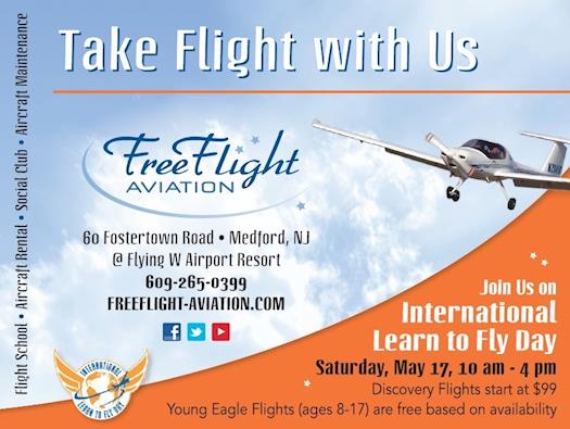Learn to Fly Day May 17th.