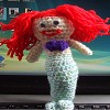 Crocheted Ariel doll