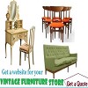 Vintage furniture website development 