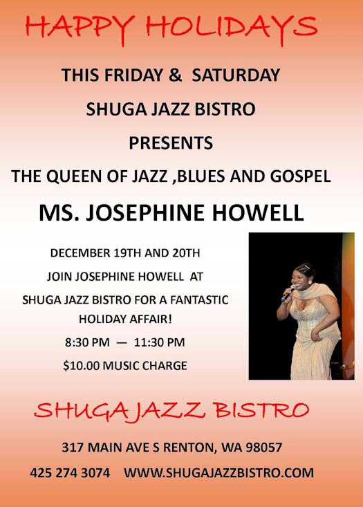 Josephine Howell @Shuga Jazzz Bistro