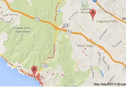 Laguna Hills on Google Maps!