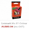 Order Lexmark no 37 colour ink cartridges online