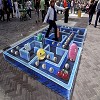 3D Street Painting by Leon Keer