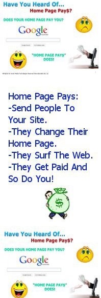 my homepage pays ..does yours?