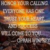 Honor Your Calling!