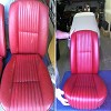 Auto upholstery before and after