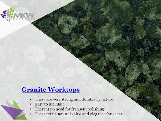 Granite Kitchen Worktops in London at MKW Surfaces