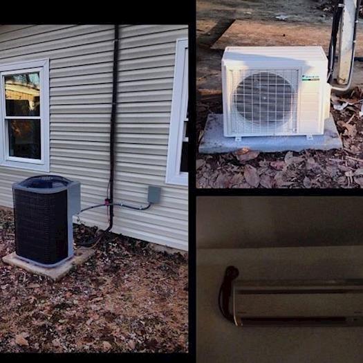 Ductless AC install