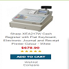 Sharp XEA217W Cash Register with Flat Keyboard, Electronic Journal and Receipt Printer Colour - Whit