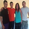 Mother's Day 2014 - Lori with Justin, Alex, and Brett 