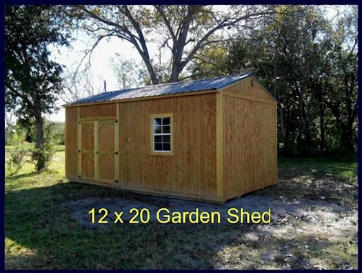 12 x 20 Garden Shed - On Nome Lot! 