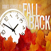 Don't Forget to set you clocks back tonight!