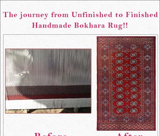 Handmade Bokhara Rug