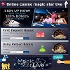 online casino magic star live