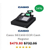 Casio SEC450 ECR Cash Register