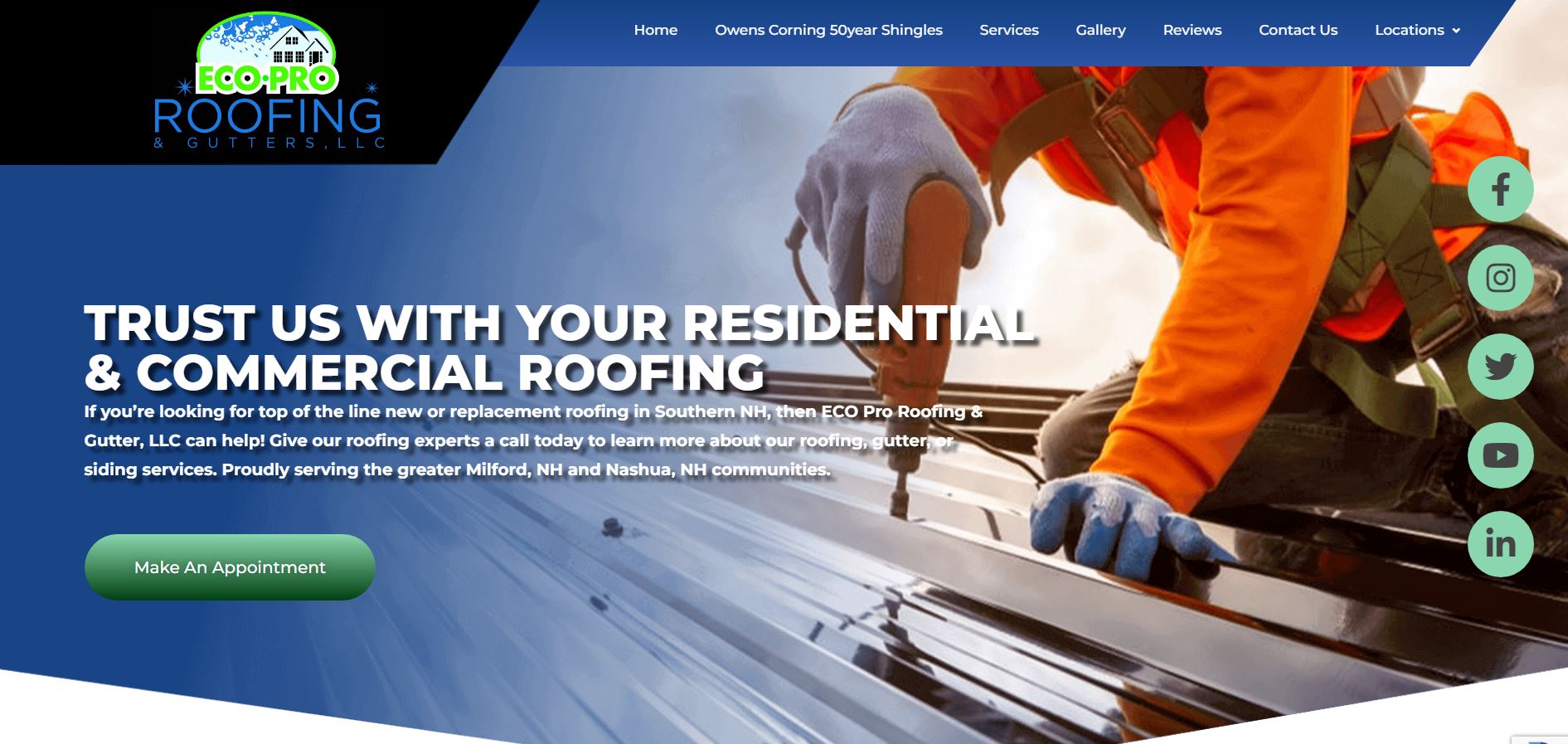 Total Roofing System Services Nashua NH