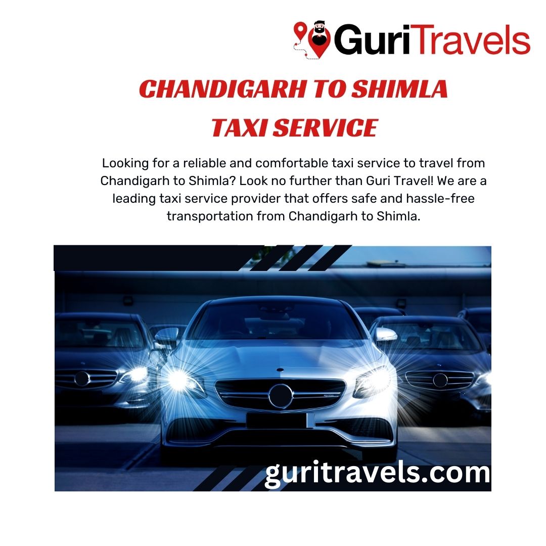 Chandigarh to Shimla taxi service
