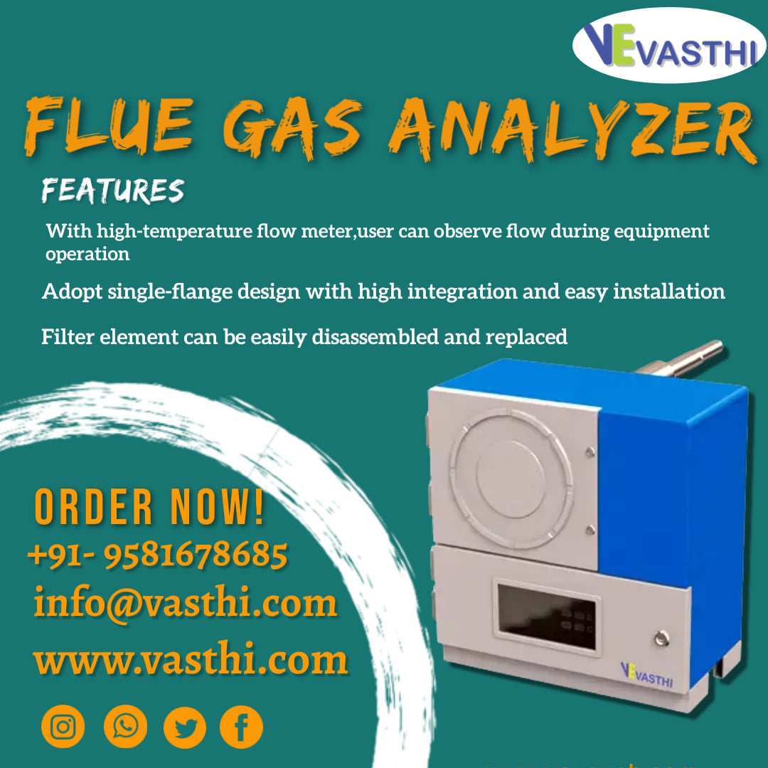 Portable Flue Gas Analyzers manufacturer | Vasthi instruments