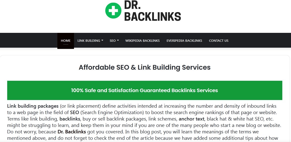 buy backlinks with drbacklinks
