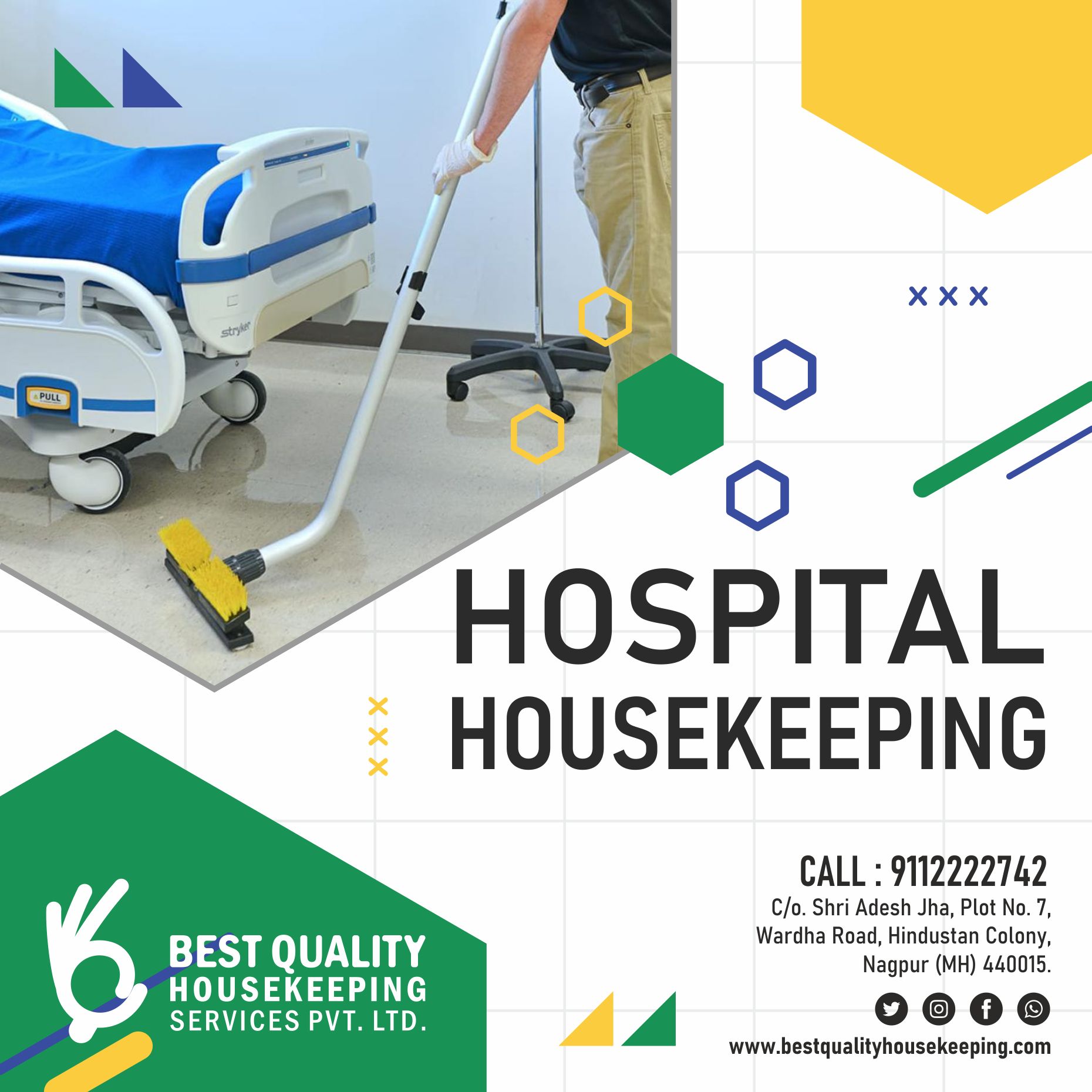 Hospital Housekeeping Services In Nagpur India - besthousekeepingindia
