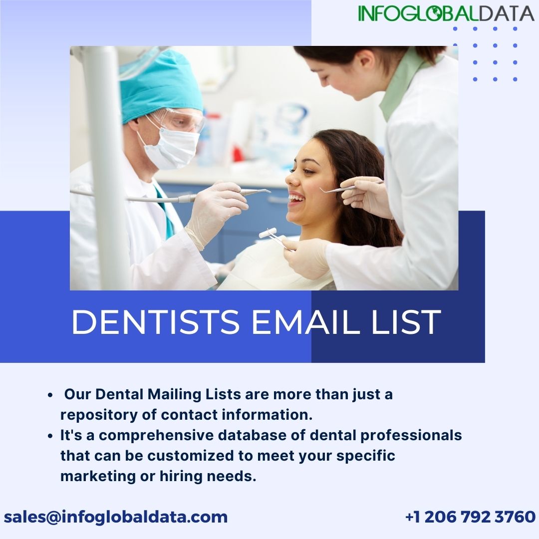 Buy 100% Verified Dentist Email List - Infoglobaldata