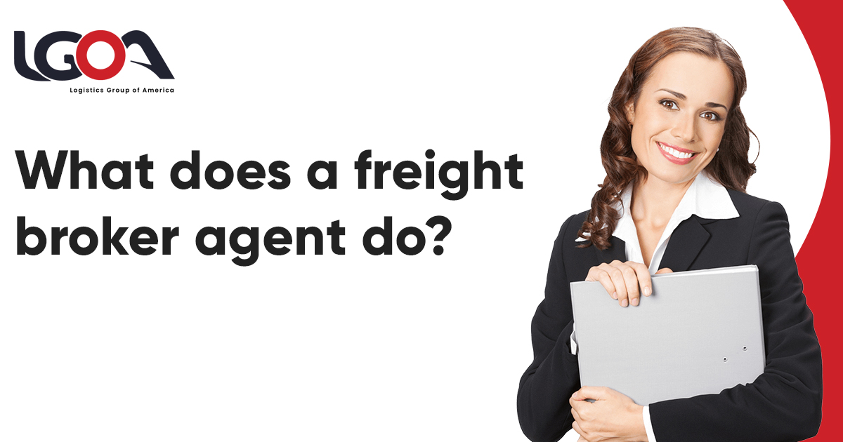 What does a freight broker agent do