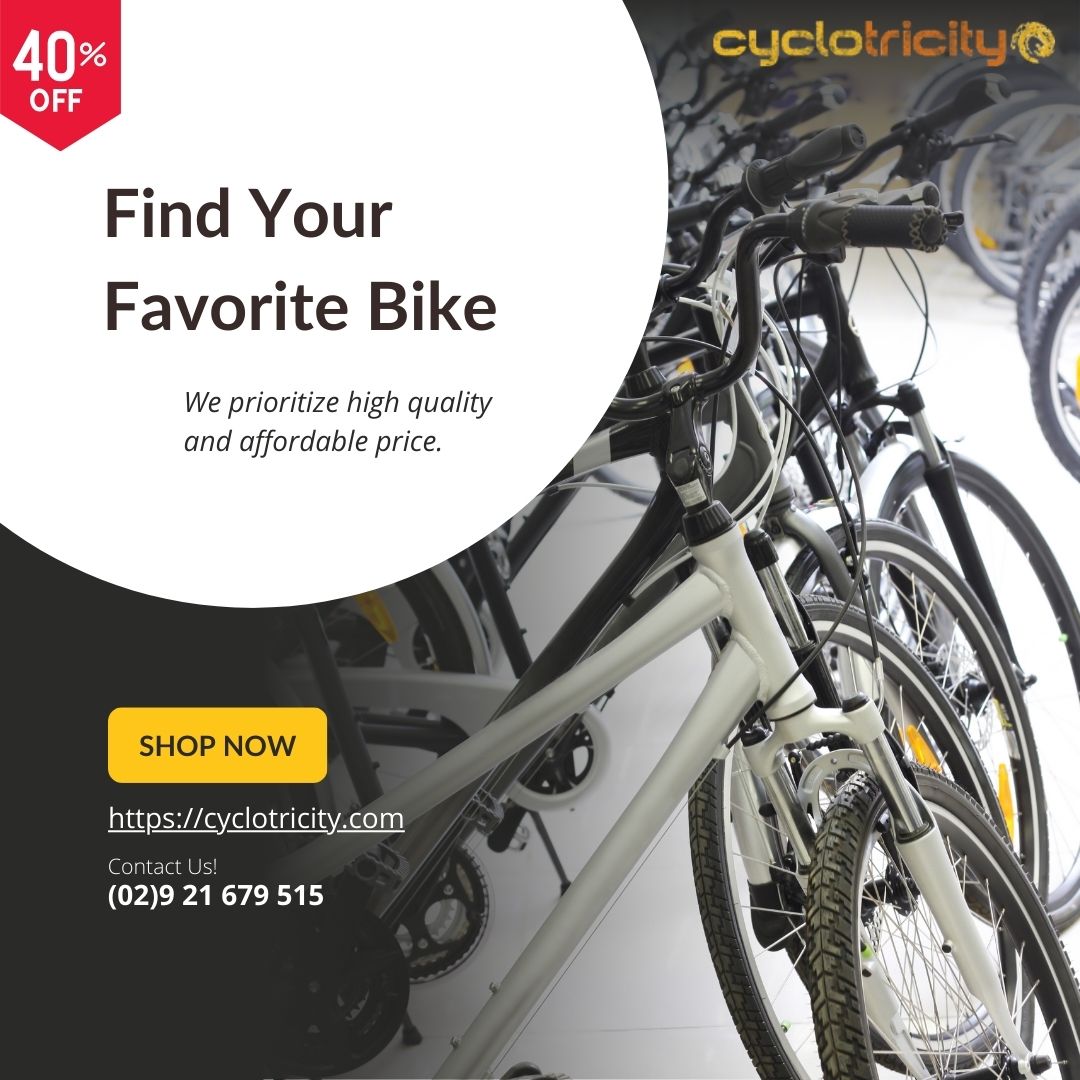 Electrify Your Ride with Cyclotricity's Sale – 40% Off on Selected Products!