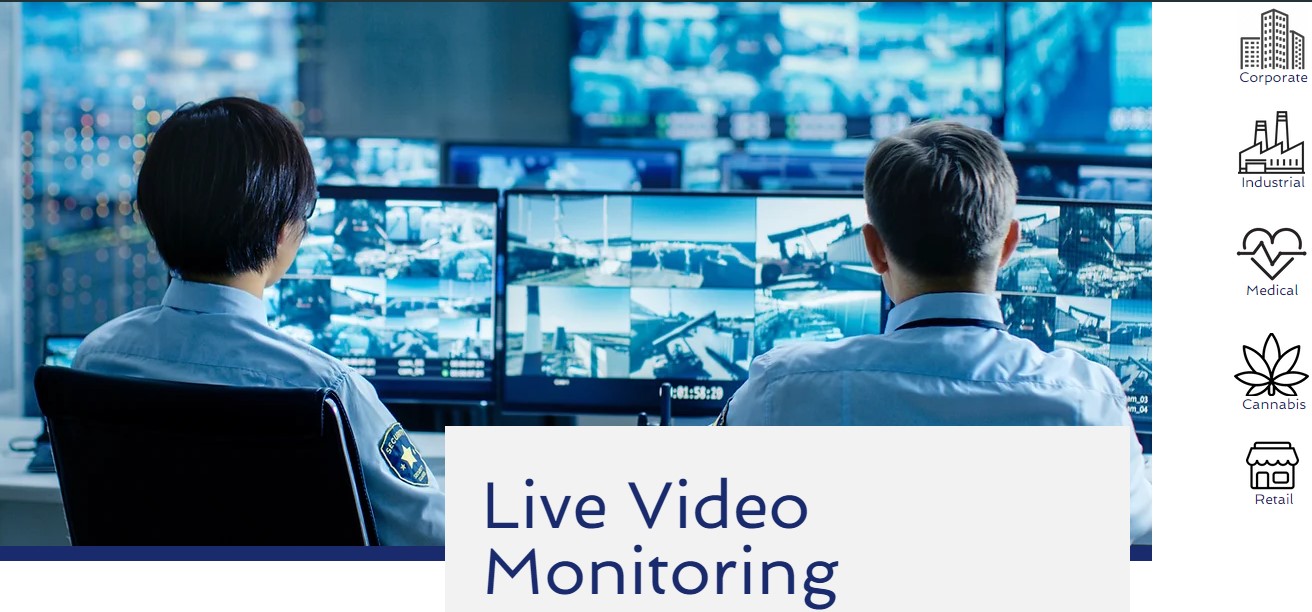 CCTV security Live Person Monitoring service