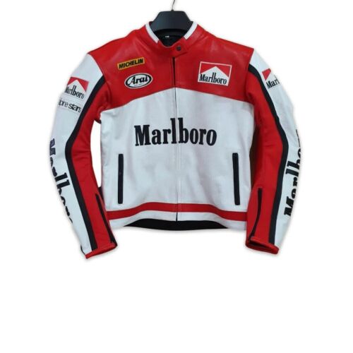 Vintage Marlboro Motorcycle Leather Jacket