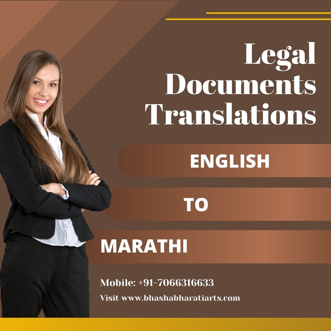 Legal Translation Services from English To Marathi