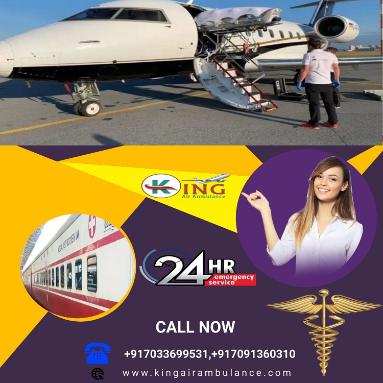 Hire Hi-Tech Air Ambulance Service in Mumbai by King