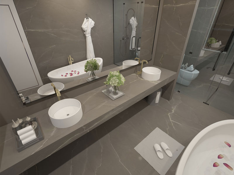 Porcelain Bathroom Countertops