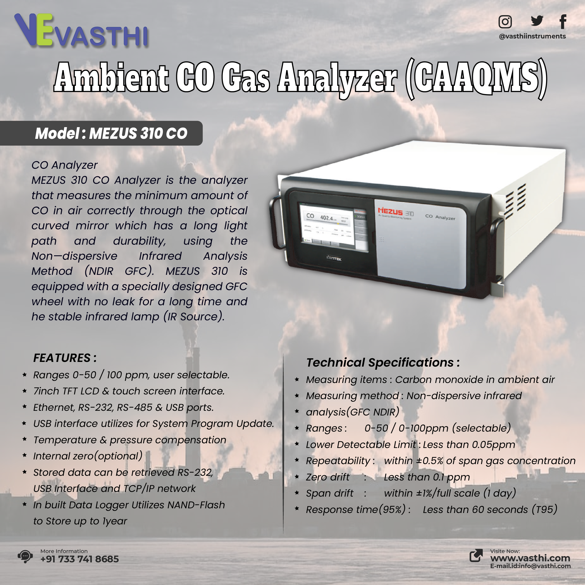 Top Dew Point Meter Manufacturers and Suppliers in India - Vasthi instruments
