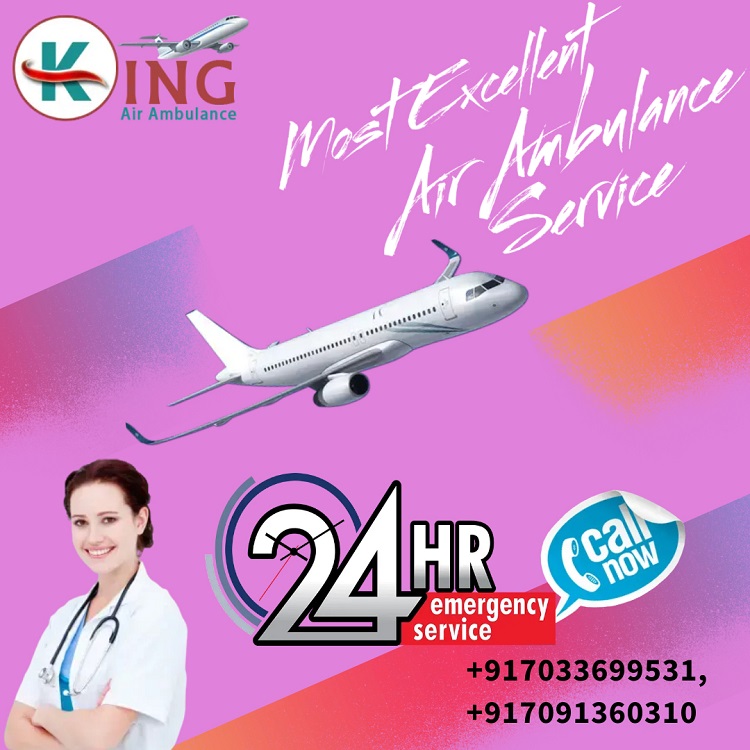 Use Trusted and Fast Air Ambulance Service in Patna at Low-fare by King