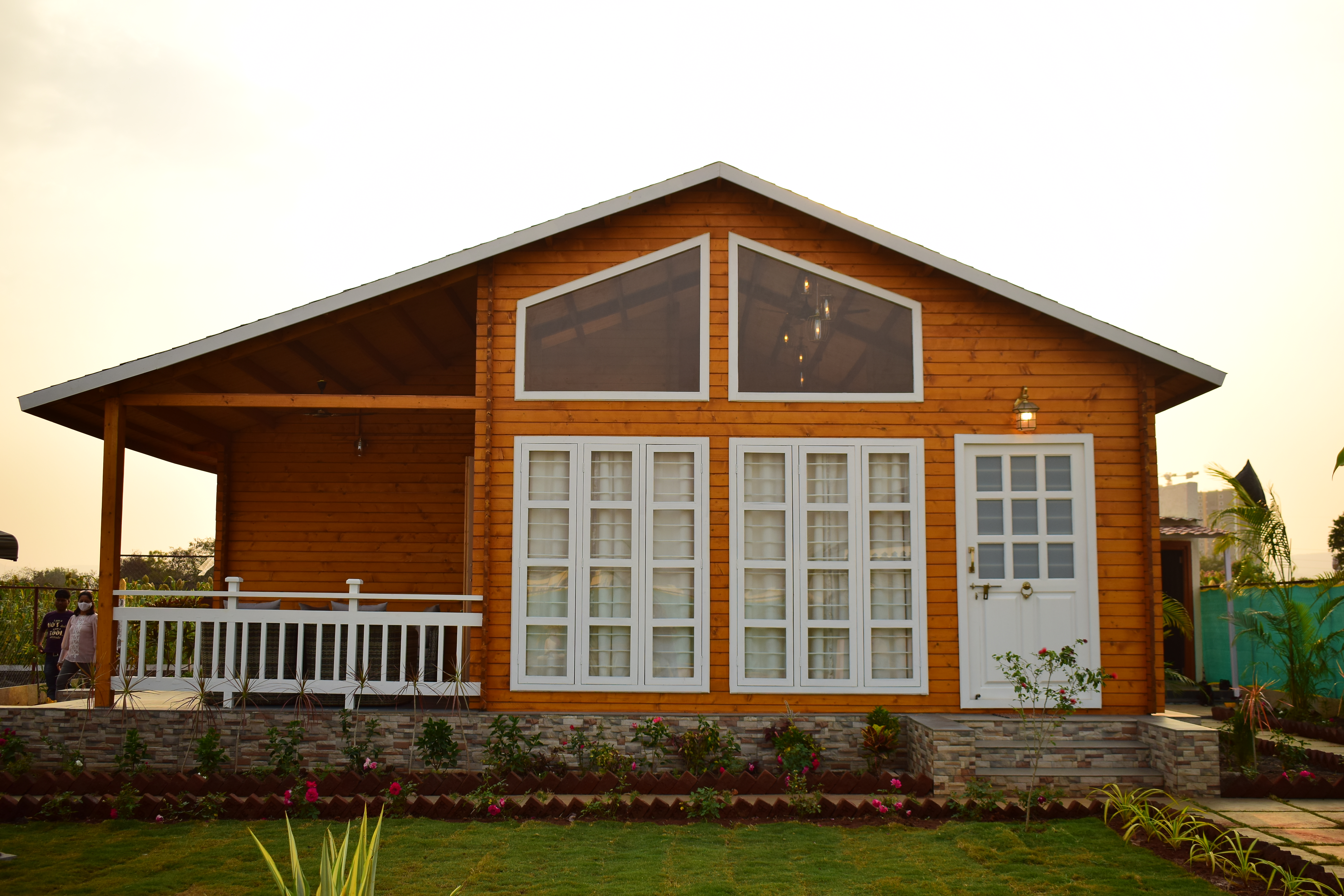 Prefab Canadian Pinewood Homes structure/manufacturer in India