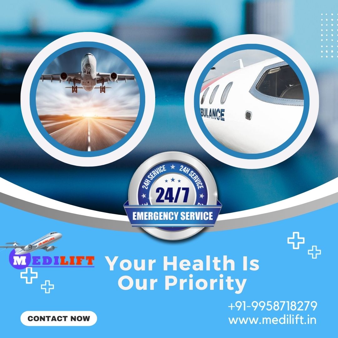 Take Quick Transportation via Medilift Air Ambulance Services in Delhi