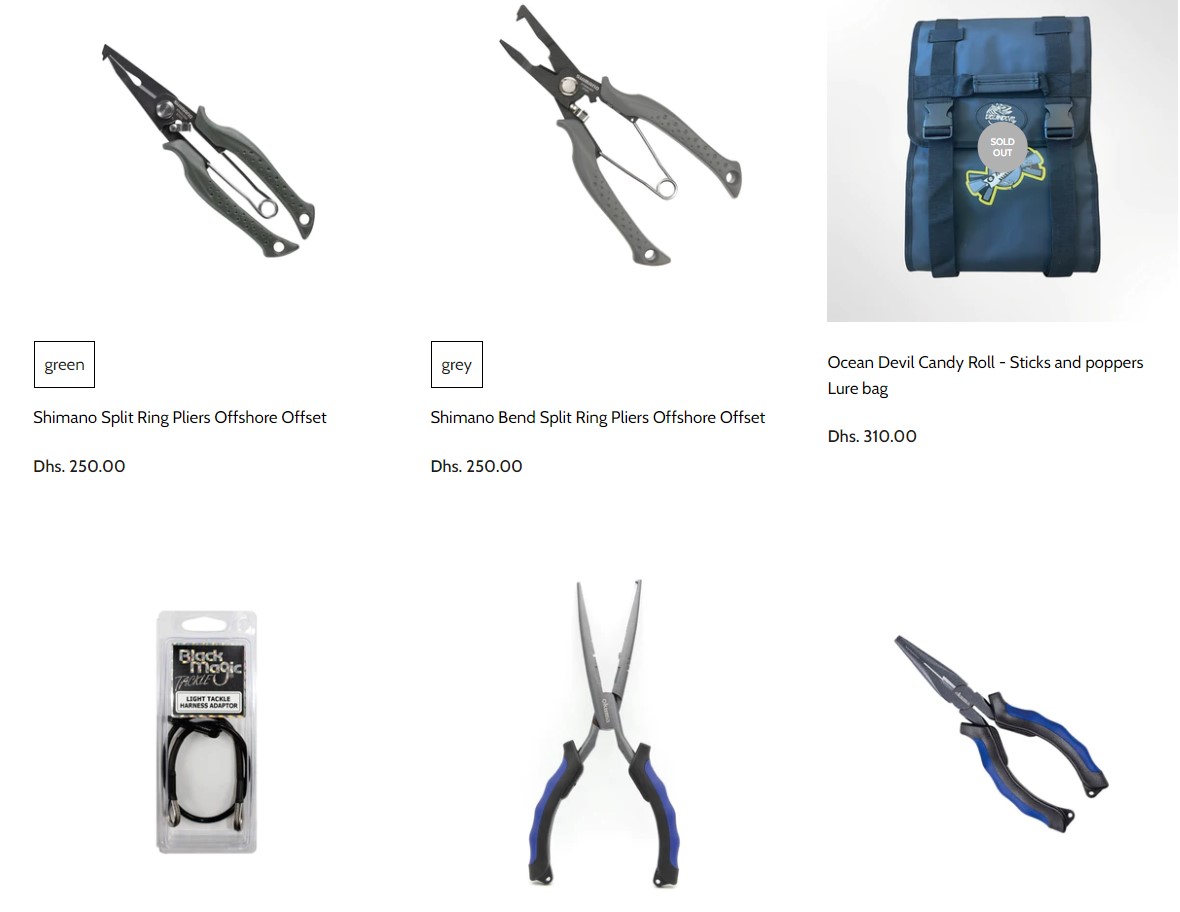 Affordable Fishing Tools in Dubai, UAE