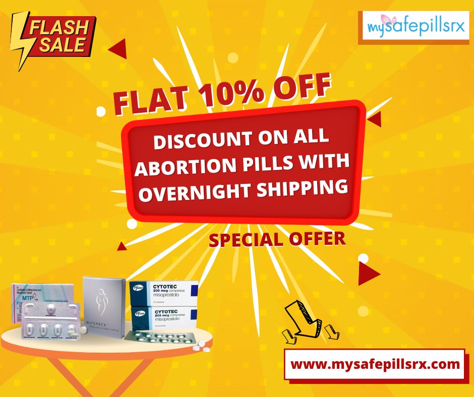 Flat 10% off on all abortion pills with overnight shipping