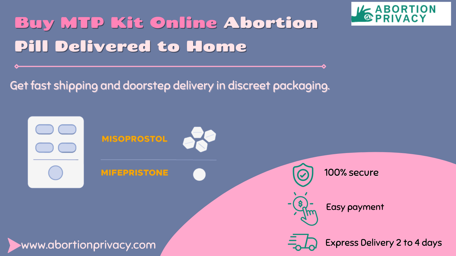 Buy MTP Kit Online Abortion Pill Delivered to Home