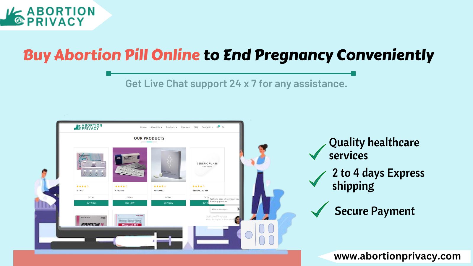 Buy Abortion Pill Online to End Pregnancy Conveniently 