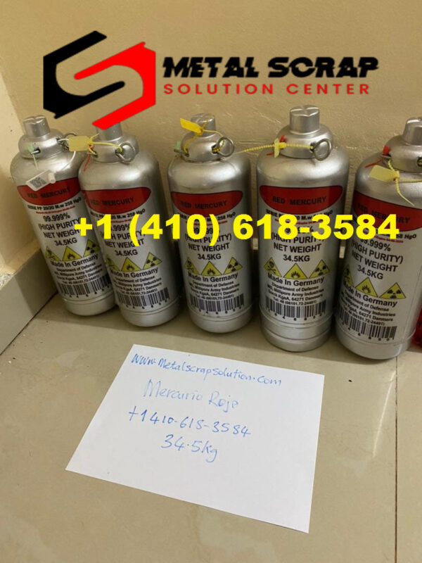 Buy High-Quality Red Mercury from Metal Scrap Solution