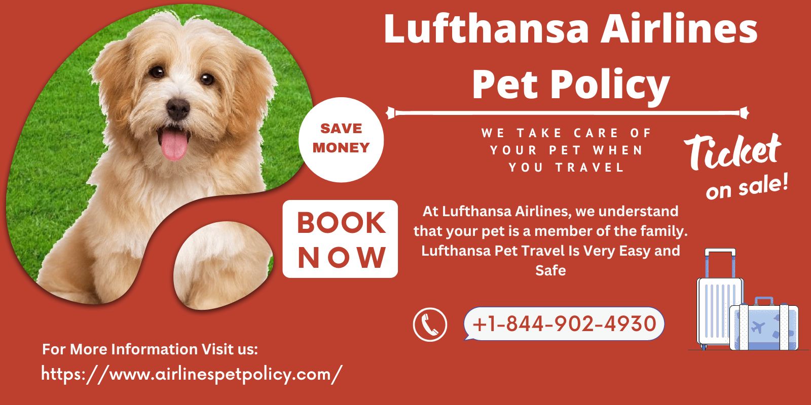Dial +1-844-902-4930 For Lufthansa Airlines Pet Policy - We take care of your pet when you travel