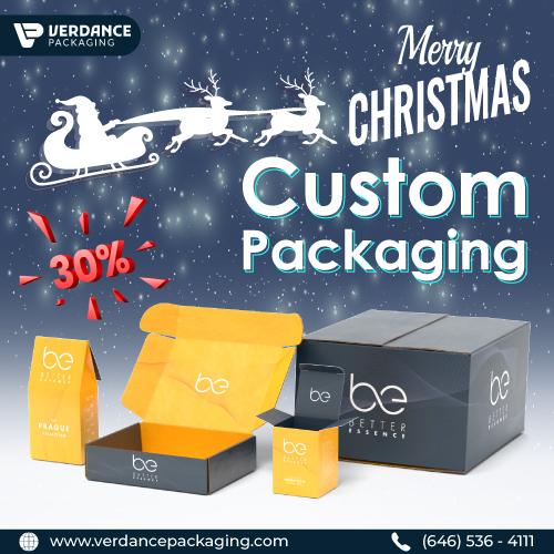Amazing 30% Christmas Discount Offer On Custom Packaging – Verdance Packaging