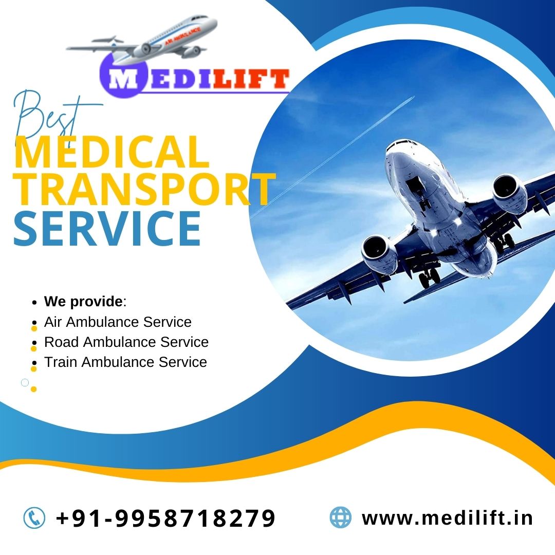 Use the Most Trusted Air Ambulance Service in Kolkata via Medilift