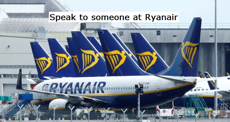How do I speak to someone at Ryanair?