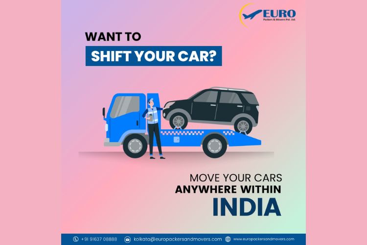 Secure and Reliable Car Transportation Service by Euro Packers & Movers
